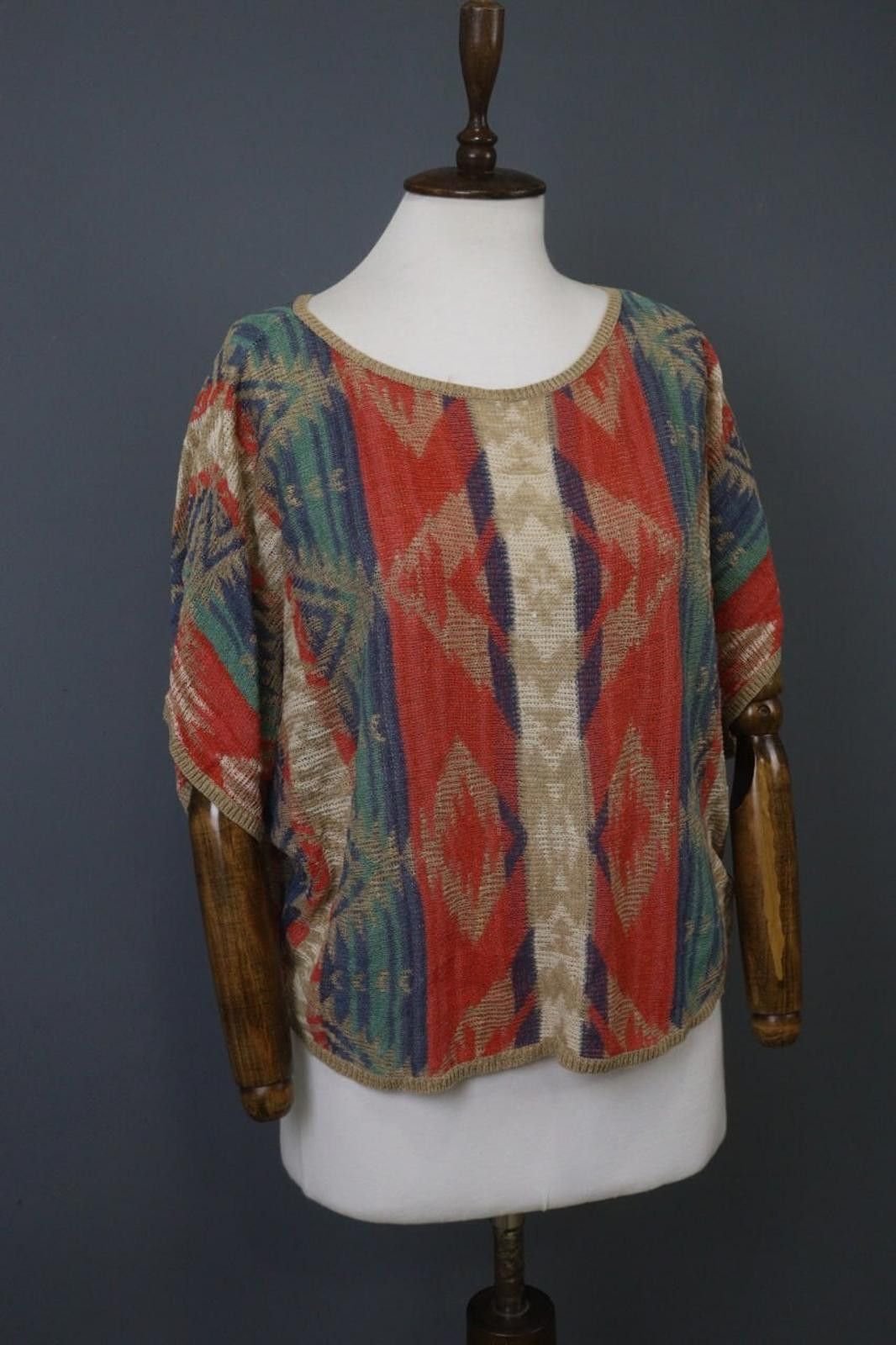 Polo Ralph Lauren Ralph Lauren Multi Geometric Pullover Sweater Size S Size S / US 4 / IT 40 - 6 Thumbnail