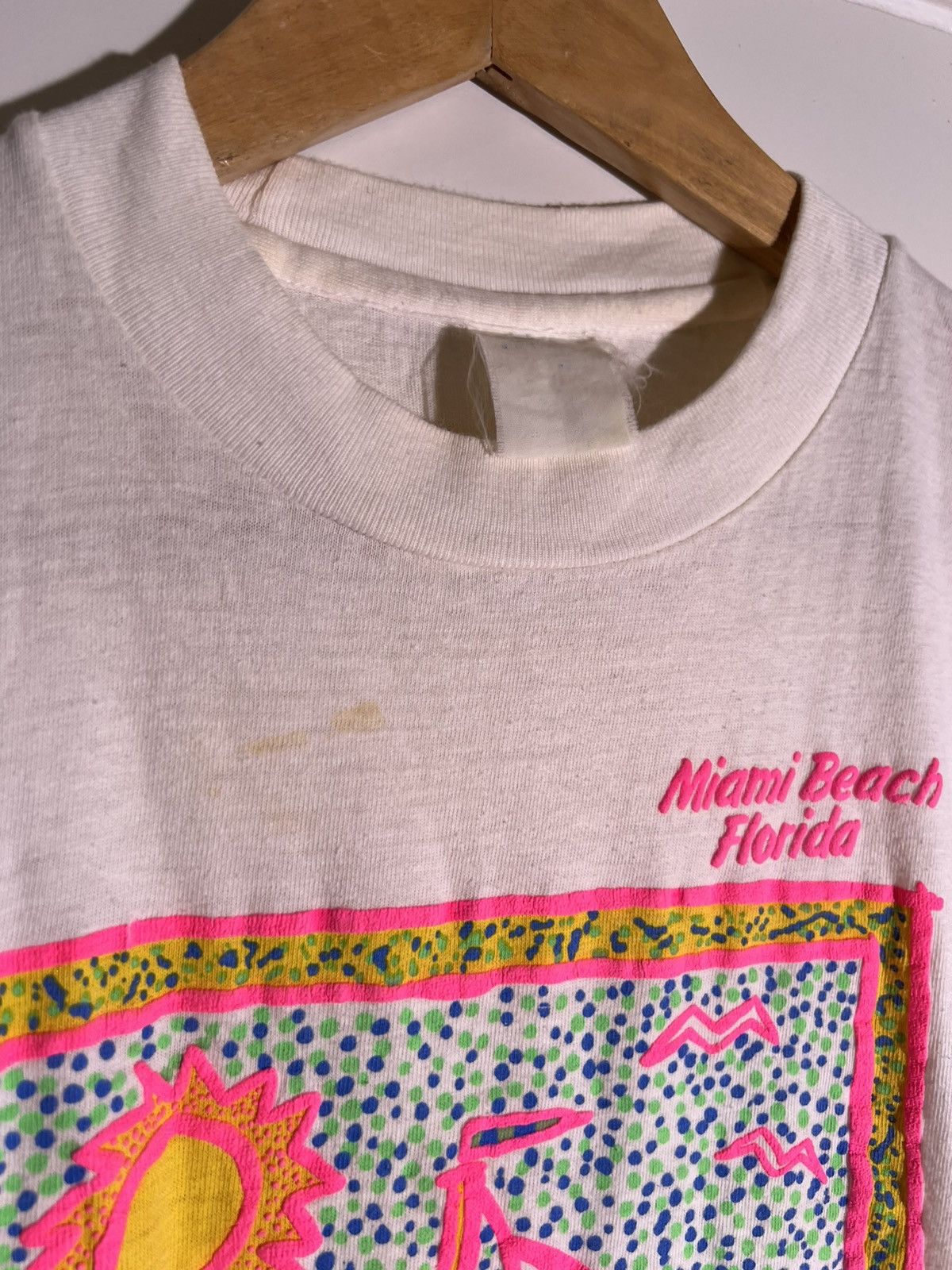 Vintage 90’s 2000’s Y2K VTG Vintage Miami Beach Florida FL Retro Tee Size US M / EU 48-50 / 2 - 8 Thumbnail
