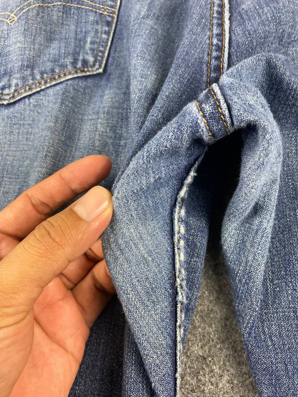Levi's levis 569 loose straight distressed denim Size US 44 / EU 60 - 7 Thumbnail