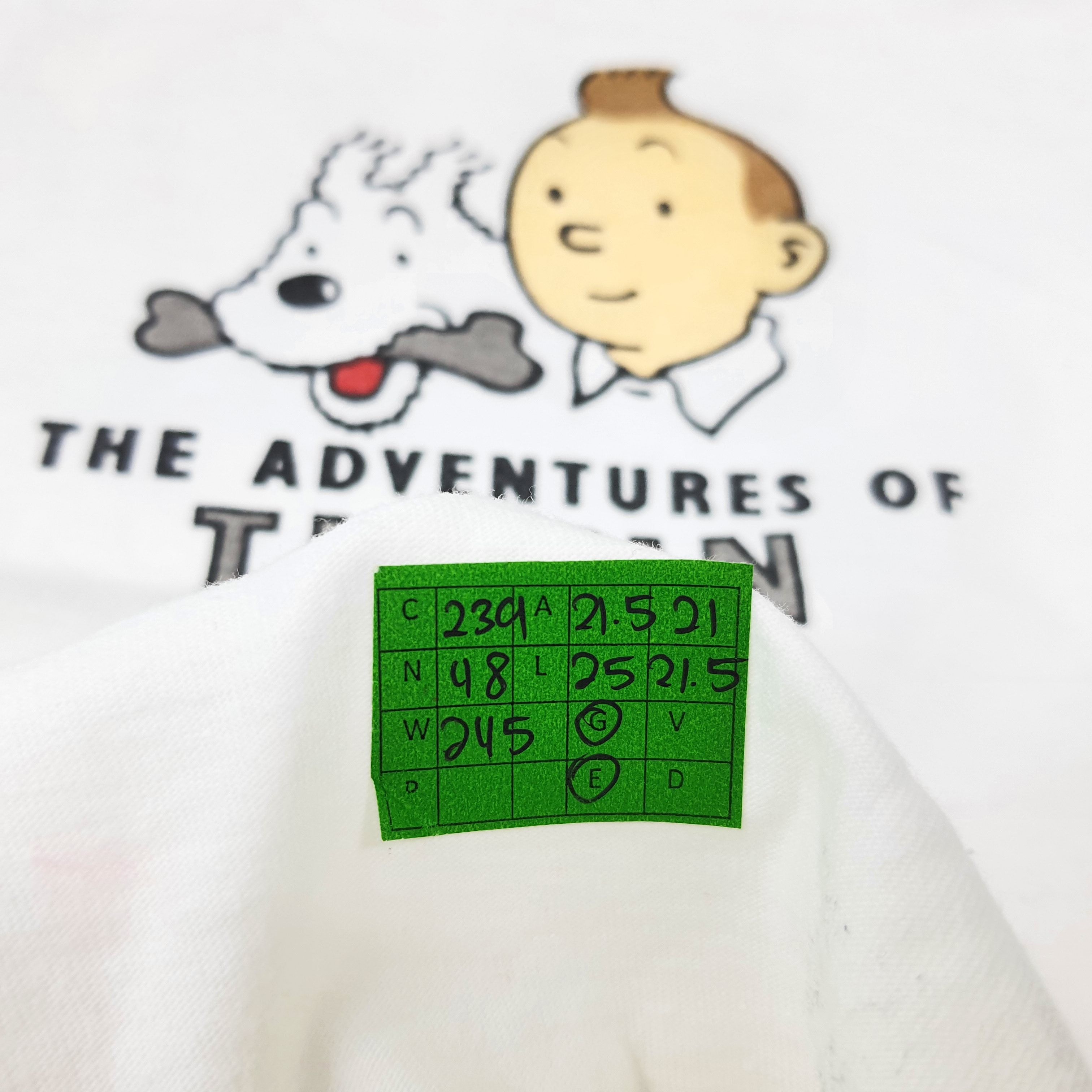 Other Vintage Adventure of TinTin Long Sleeve Tshirt C239N48 Size US L / EU 52-54 / 3 - 7 Thumbnail