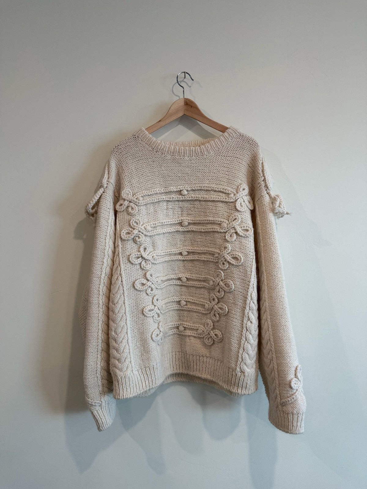 Kapital Kapital wool hand knit Napoleon sweater Size US XL / EU 56 / 4 - 1 Thumbnail