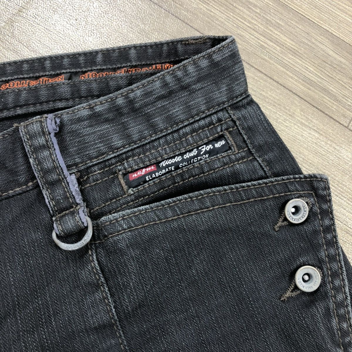Hysteric Glamour × If Six Was Nine × Nicole Club 🇯🇵 2000s Nicole Club For Men Lgb Harajuku Style Flared Jeans Size US 31 - 8 Thumbnail