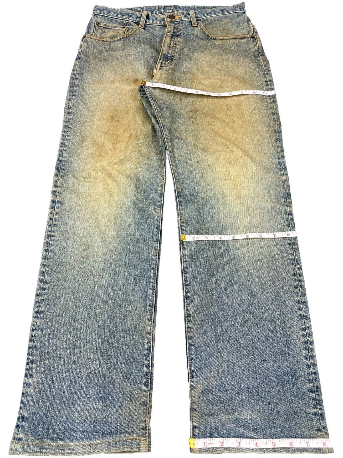 Japanese Brand Vintage Japanese Brand Rusty Mud Wash Loose Jeans Size US 31 - 12 Thumbnail