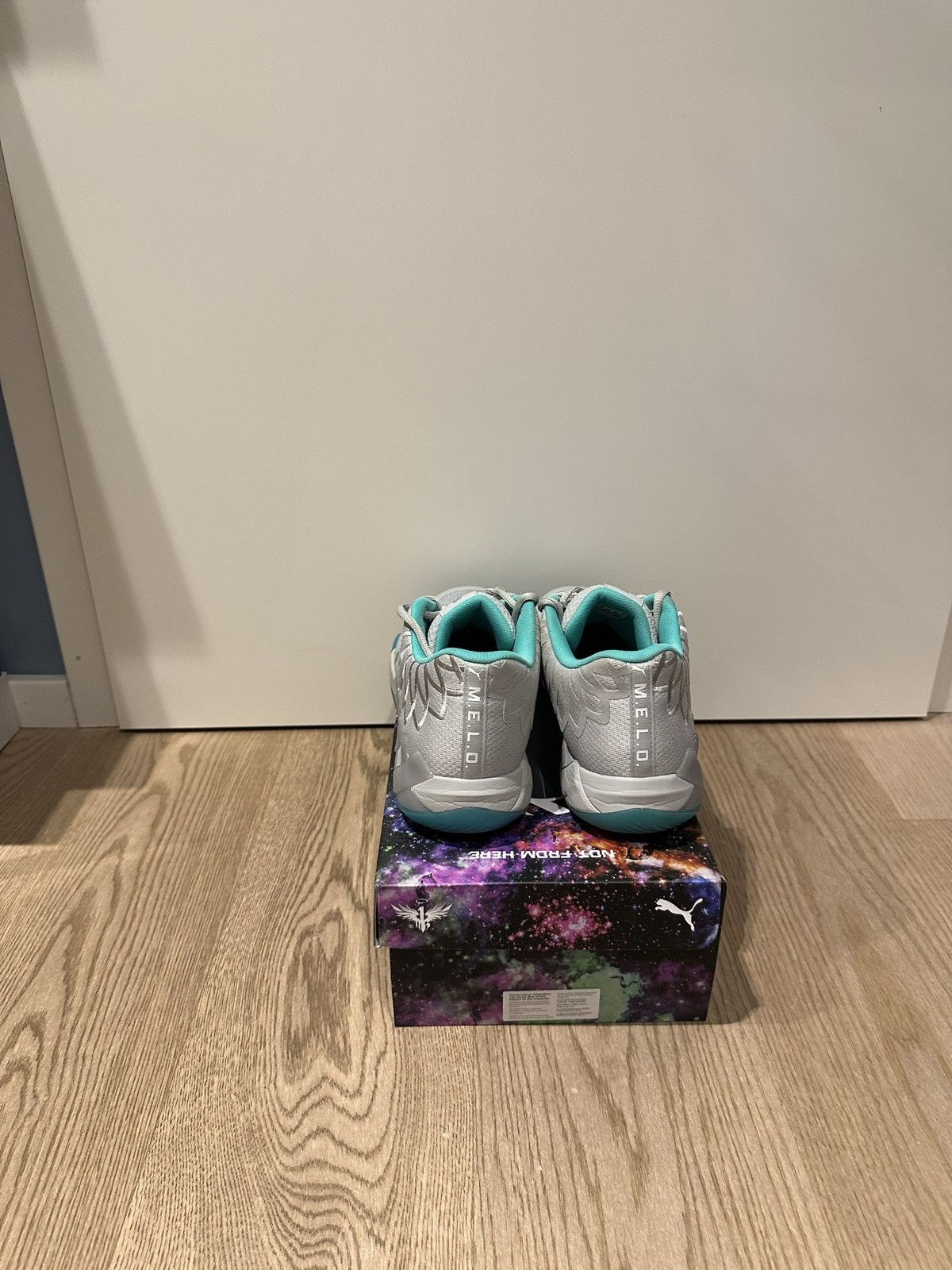 Puma puma x melo mb.01 low grey blue ufo Size US 13 / EU 46 - 4 Thumbnail