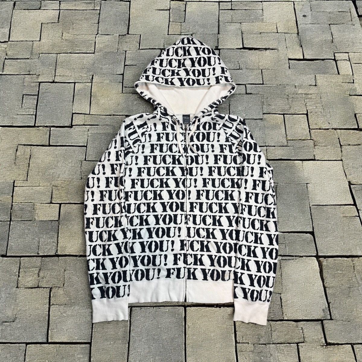 Number (N)ine SS06 Number Nine “F**k You” Zip Up | Grailed Number (N)ine SS06 Number Nine “F**k You” Zip Up | Grailed