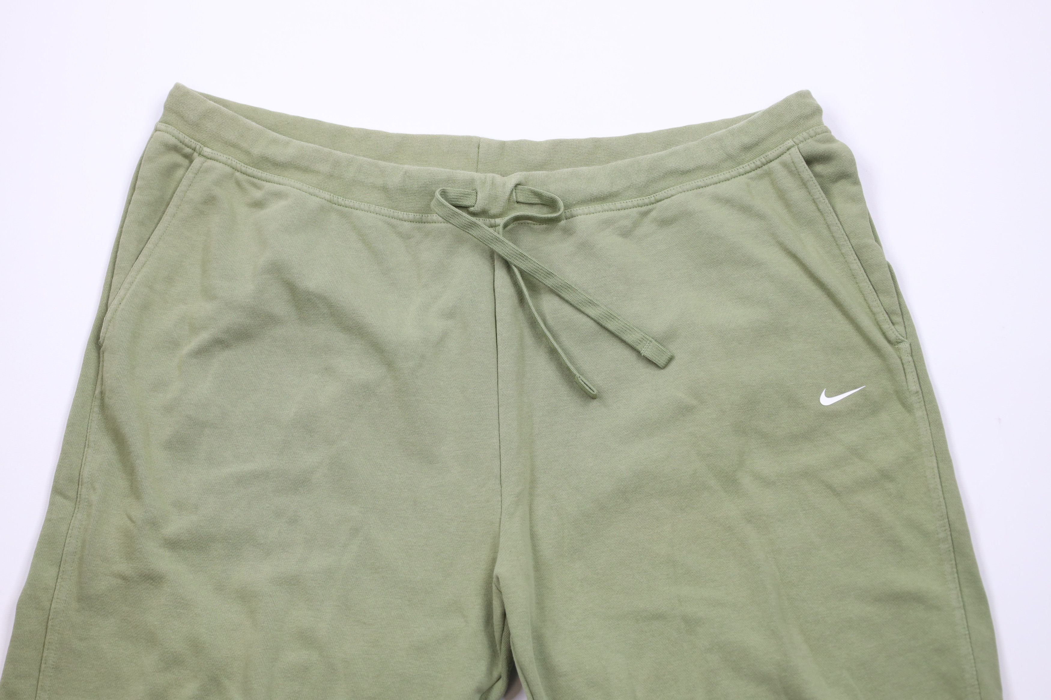 Nike × Vintage Nike Dri-Fit Swoosh Get Fit Cuffed Sweatpants Joggers Green Size 40" / US 18 - 2 Thumbnail