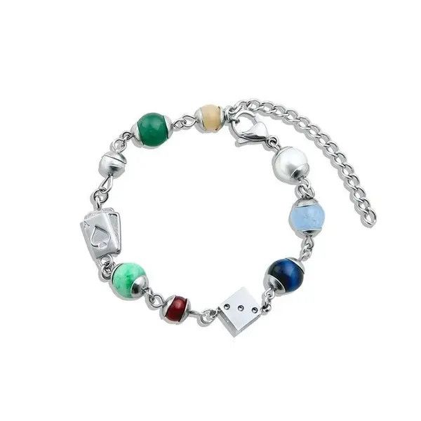 Jewelry Atsuko x Koga Fashion Beads Dice Pendant Men's Bracelet Size ONE SIZE - 5 Thumbnail