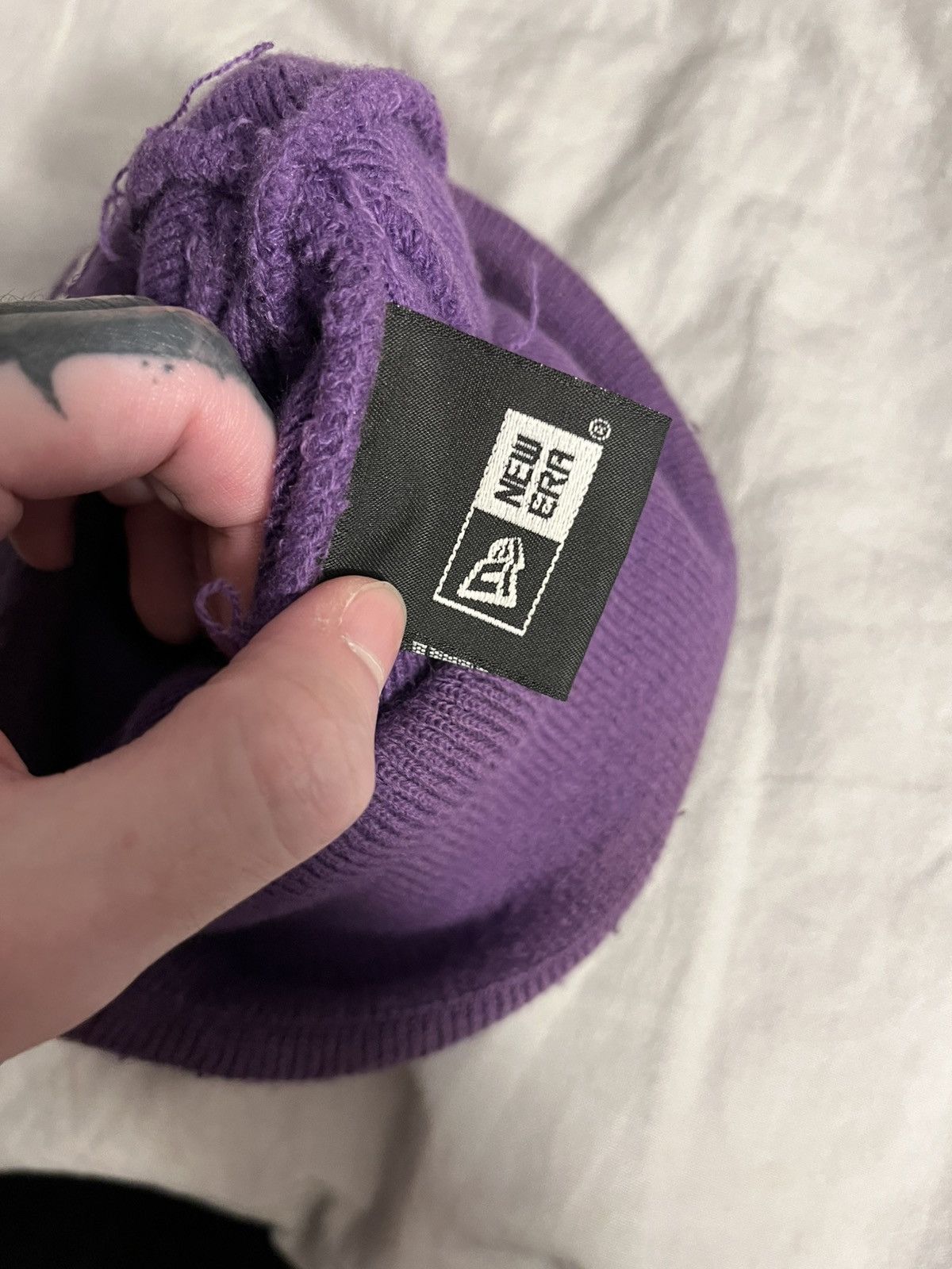 Supreme Supreme purple box logo beanie Size ONE SIZE - 5 Thumbnail