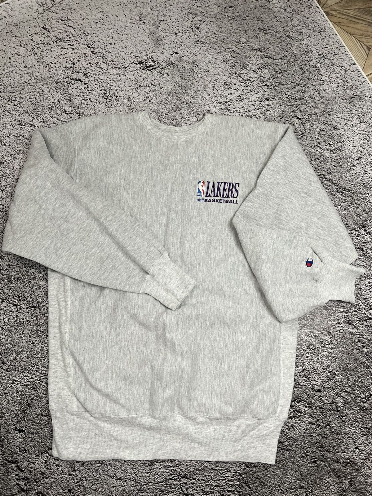 Champion × NBA VTG 90s Los Angeles Lakers Champion reverse weave sweatshirt Size US XXL / EU 58 / 5 - 2 Thumbnail