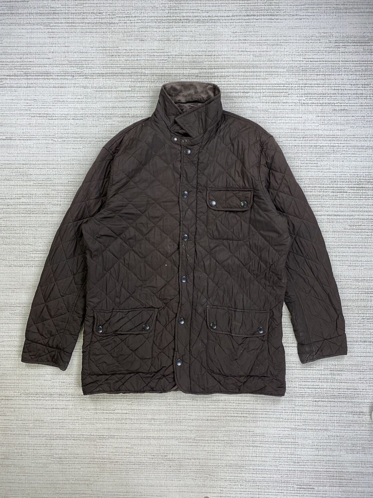 Barbour × Vintage Vintage Barbour Mat Barnes Quilted Jacket Size US XL / EU 56 / 4 - 5 Thumbnail