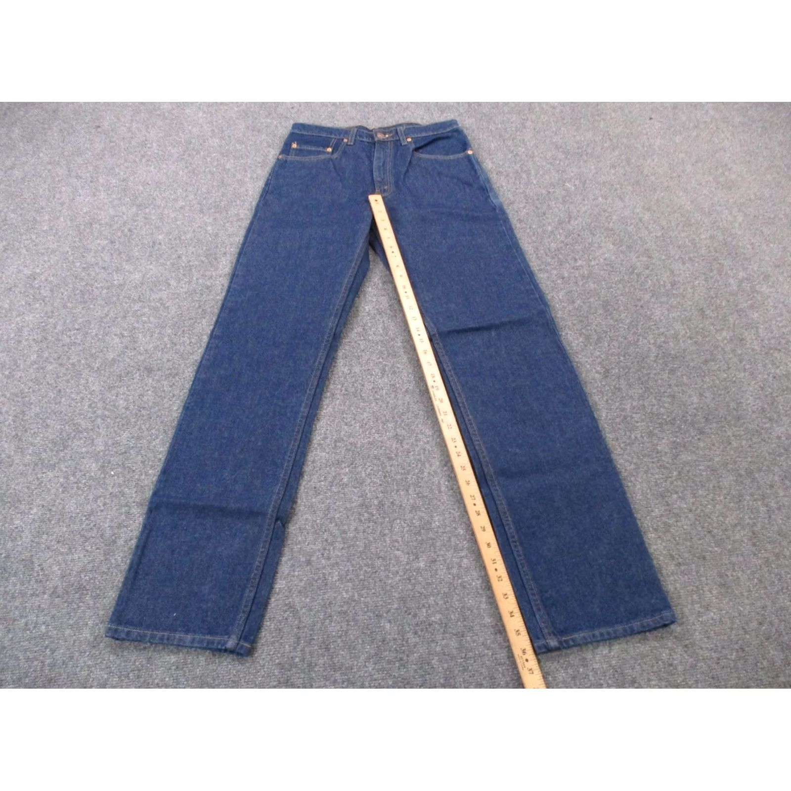 Levi's VINTAGE Levi's Jeans Mens 31 x 34 Blue Denim 505 Regular Fit Straight Red Tab Jeans Mens 31 Blue Denim 505 Regular Straight Red Tab Size US 30 / EU 46 - 4 Thumbnail