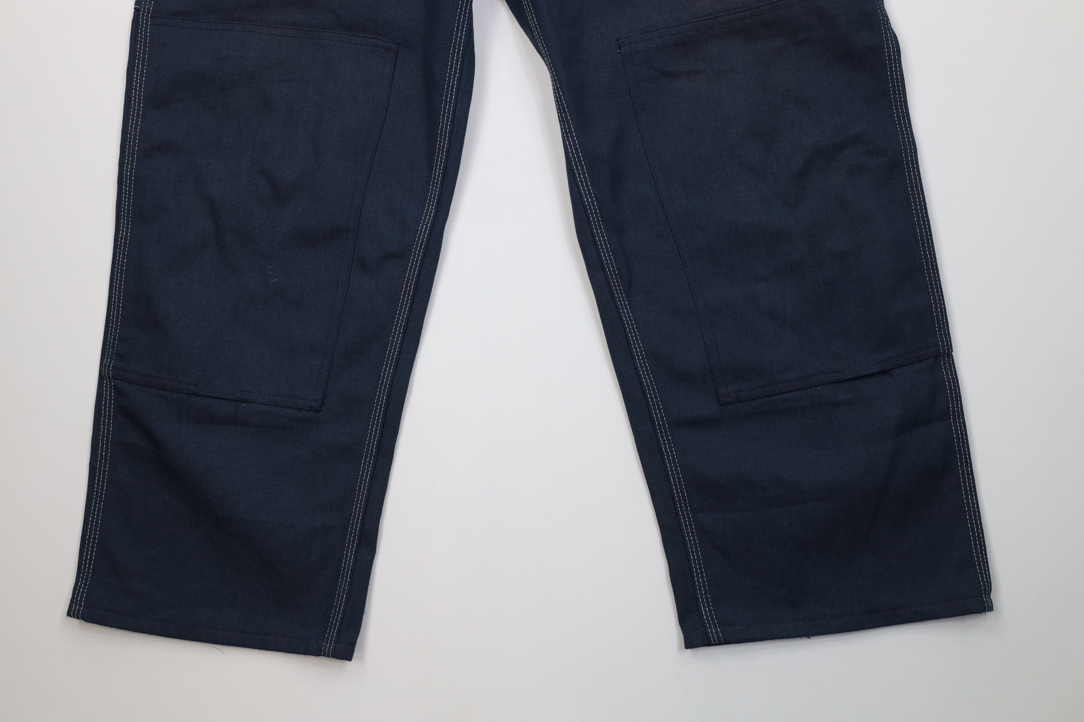 Vintage Vintage 70s 80s Streetwear Double Knee Wide Leg Jeans USA Size US 42 / EU 58 - 4 Thumbnail