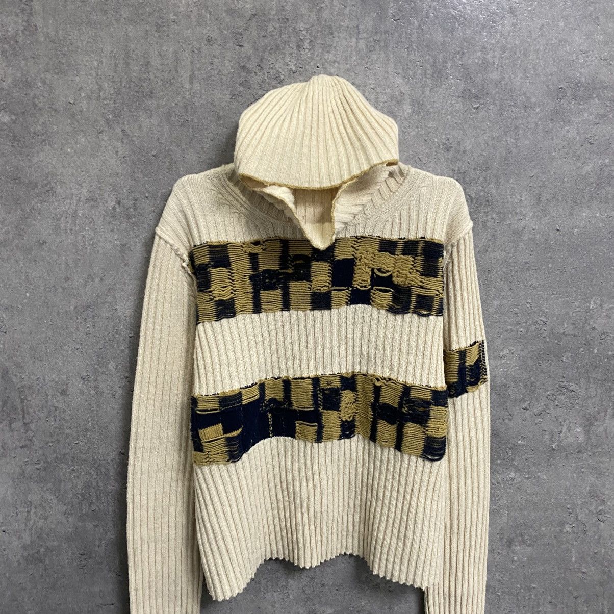 Calvin Klein 205W39NYC Calvin Klein 205W39NYC Balaclava Knitted Hoodie Sweater Size US M / EU 48-50 / 2 - 5 Thumbnail