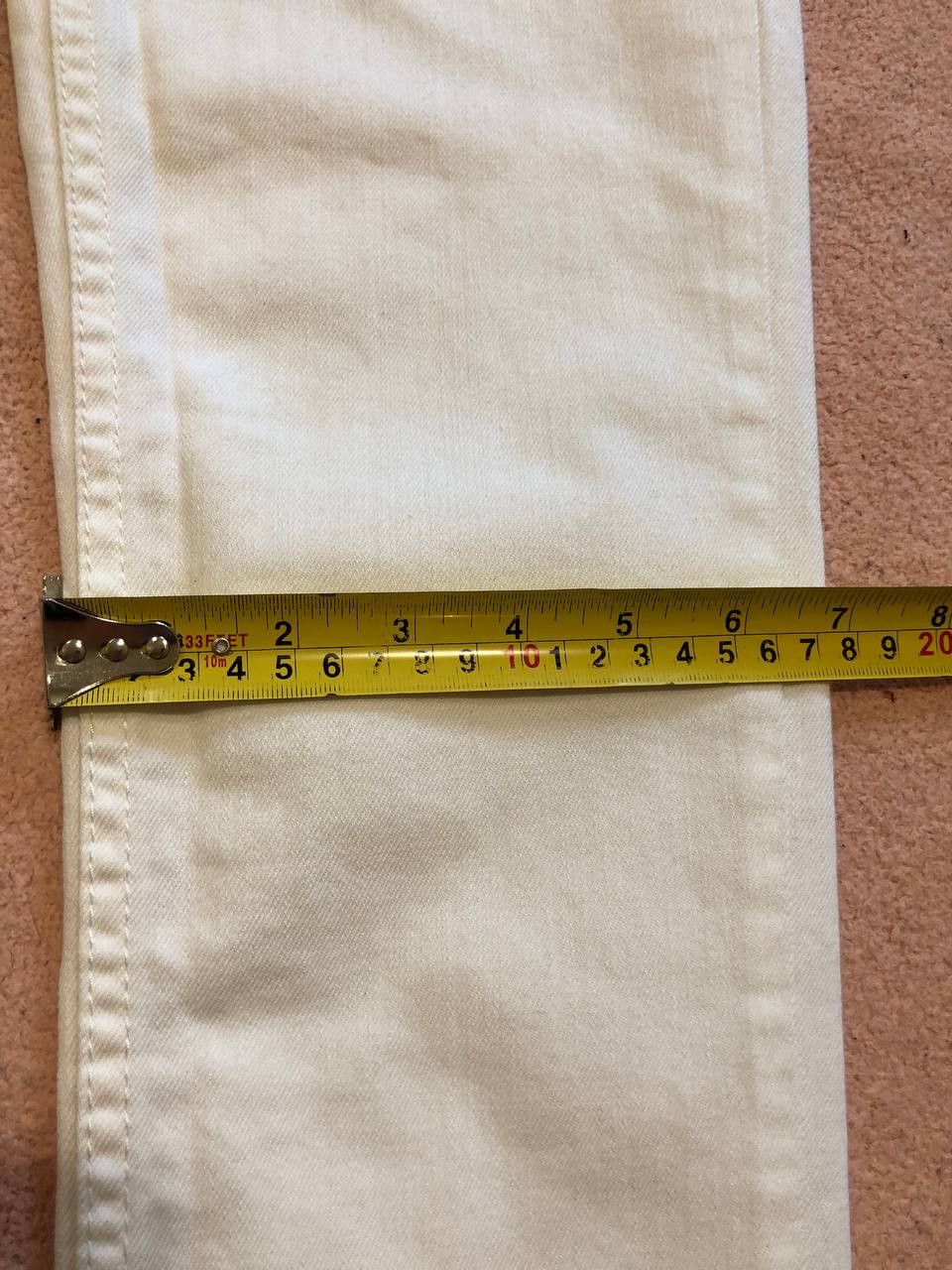 Levi's Vintage white jeans low skinny Y2K Levi's streetwear Size 29" - 10 Thumbnail