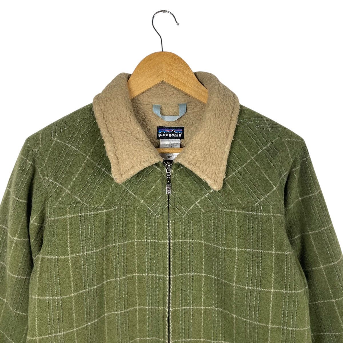 Patagonia 💥 PATAGONIA PLAID CHECKED ZIPPER WARM JACKET Size US M / EU 48-50 / 2 - 6 Thumbnail
