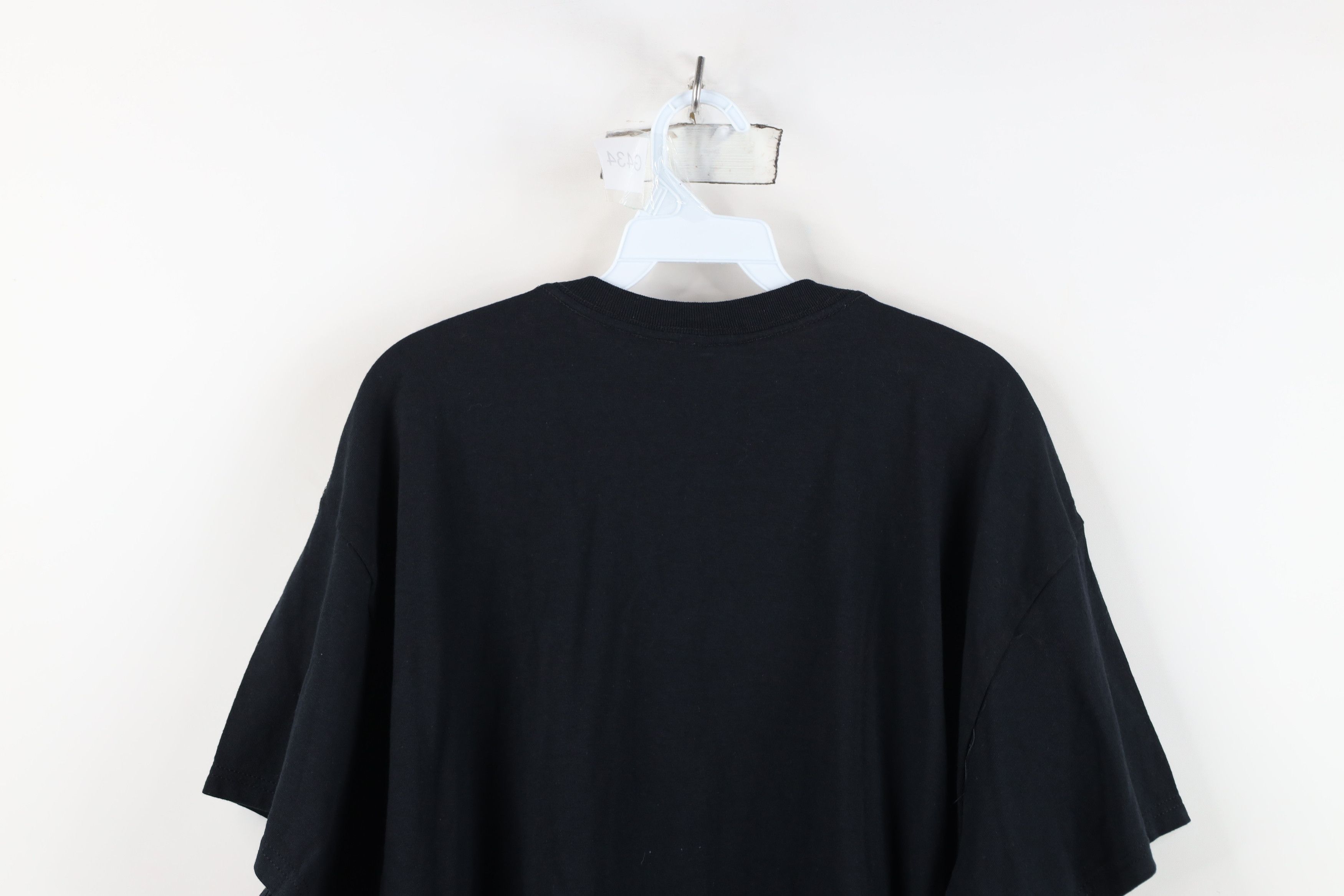 Vintage Vintage 90s Streetwear Baggy Distressed Cotton T-Shirt Black Size US L / EU 52-54 / 3 - 12 Thumbnail