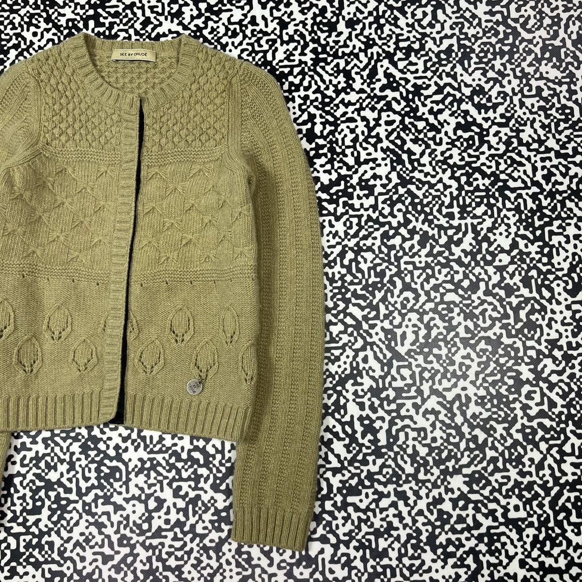 See by Chloe See By Chloe Knitted Wool Cardigan Sweater Y2K Luxury Style Size XS / US 0-2 / IT 36-38 - 4 Thumbnail