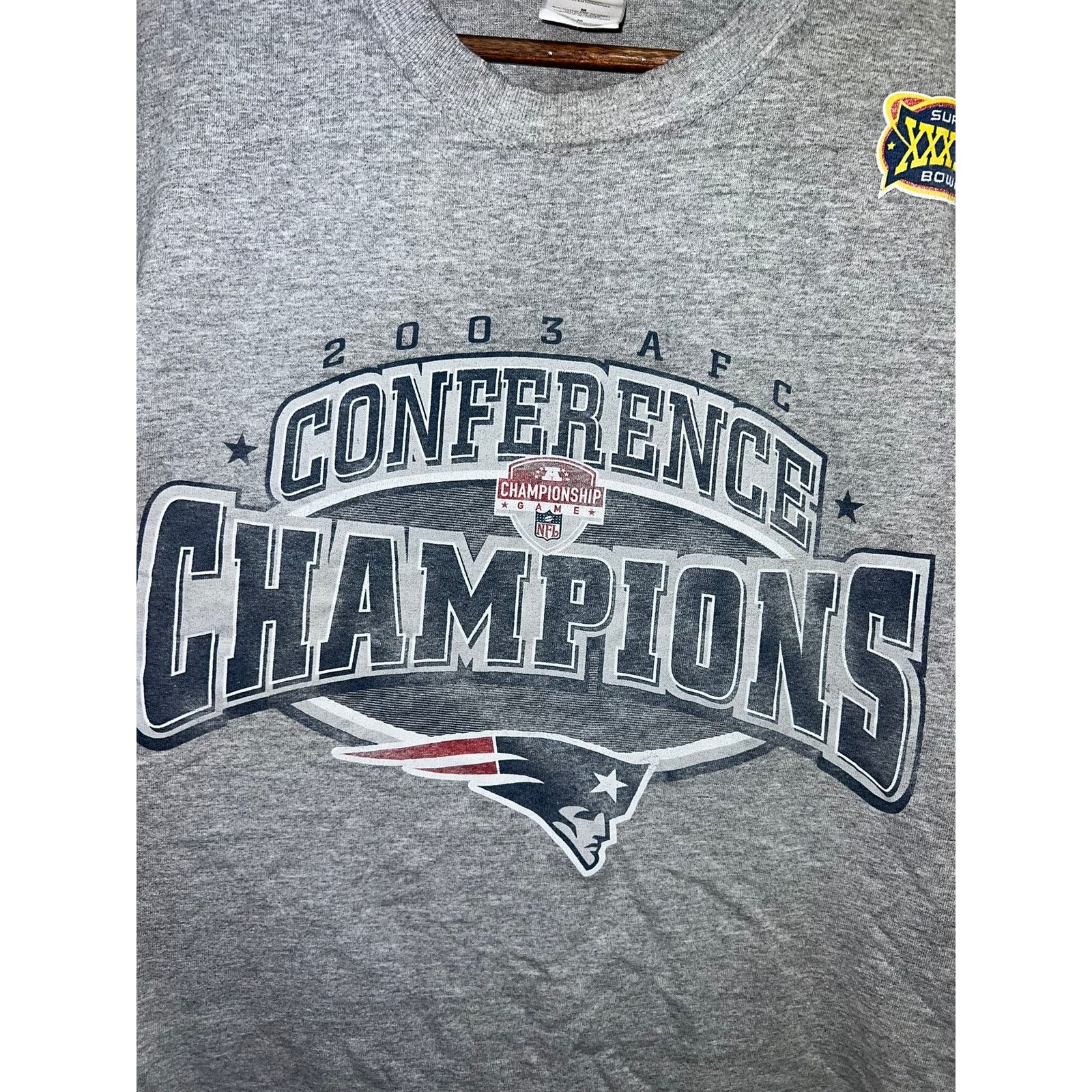 Gildan New England Patriots Shirt Superbowl 38 NFL Football 2003 Size US M / EU 48-50 / 2 - 2 Thumbnail