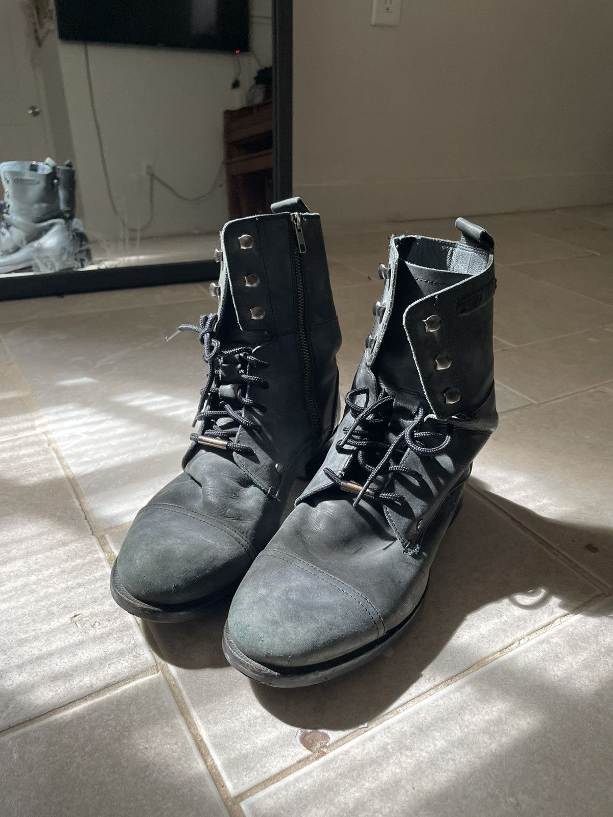 Diesel vintage diesel side-zip boots Size US 9 / EU 42 - 1 Thumbnail