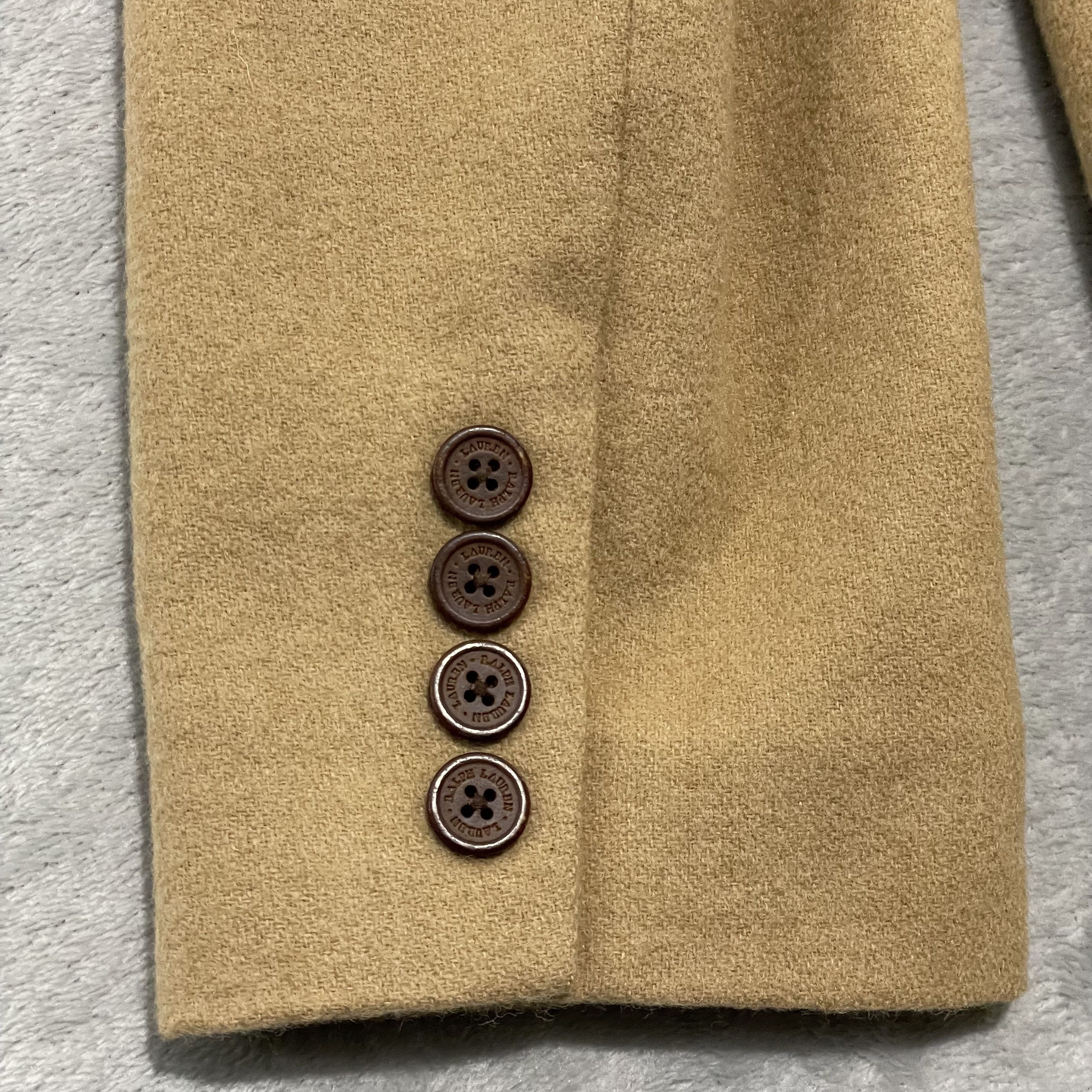 Lauren Ralph Lauren Lauren Ralph Lauren Camel Hair Blazer Women's 12P Sportcoat Size XL / US 12-14 / IT 48-50 - 7 Thumbnail