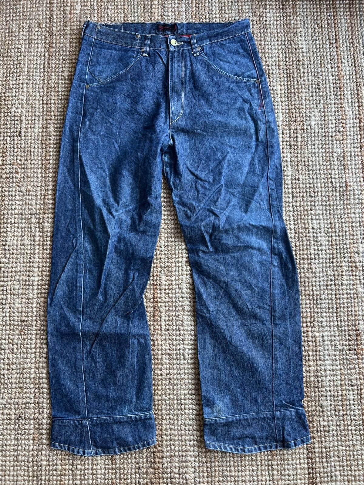 Levi's Vintage Levis Engineered Twisted Jeans Tag W34 Actual 34x30 Size US 34 / EU 50 - 1 Thumbnail