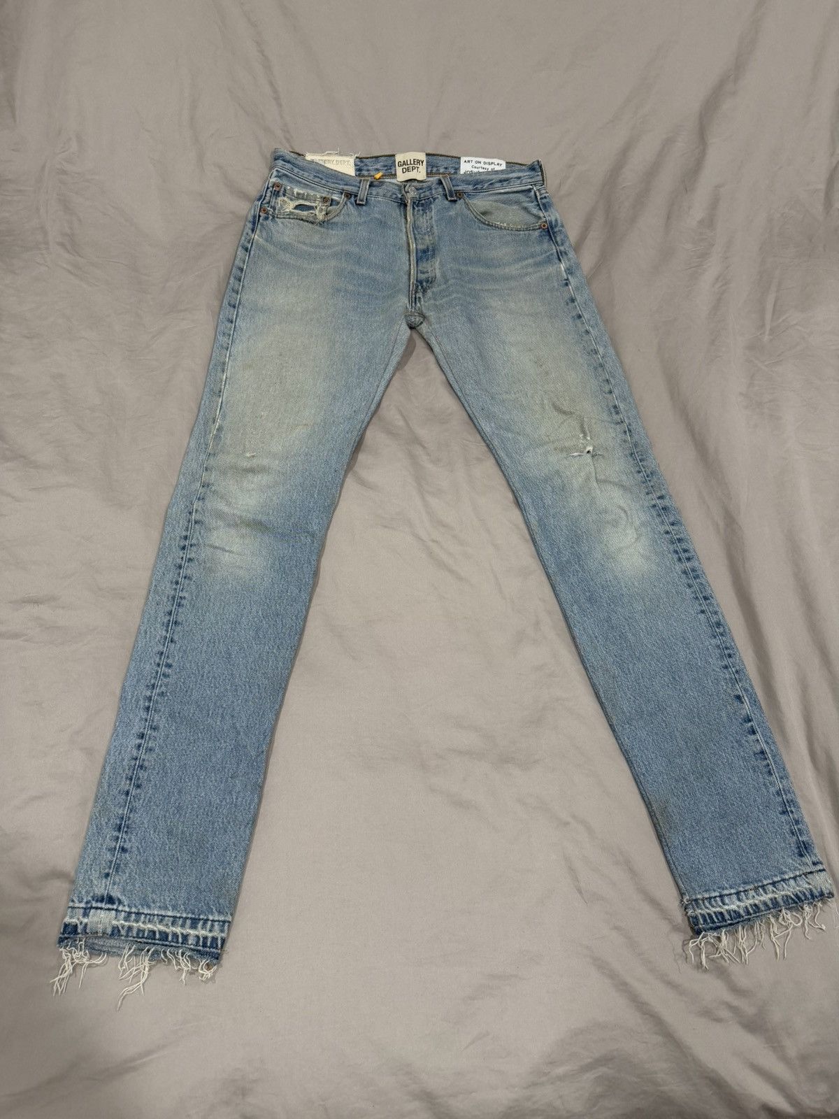 Gallery Dept. GALLERY DEPT. La Flare Deconstructed Levi's Jeans Size US 31 - 2 Thumbnail