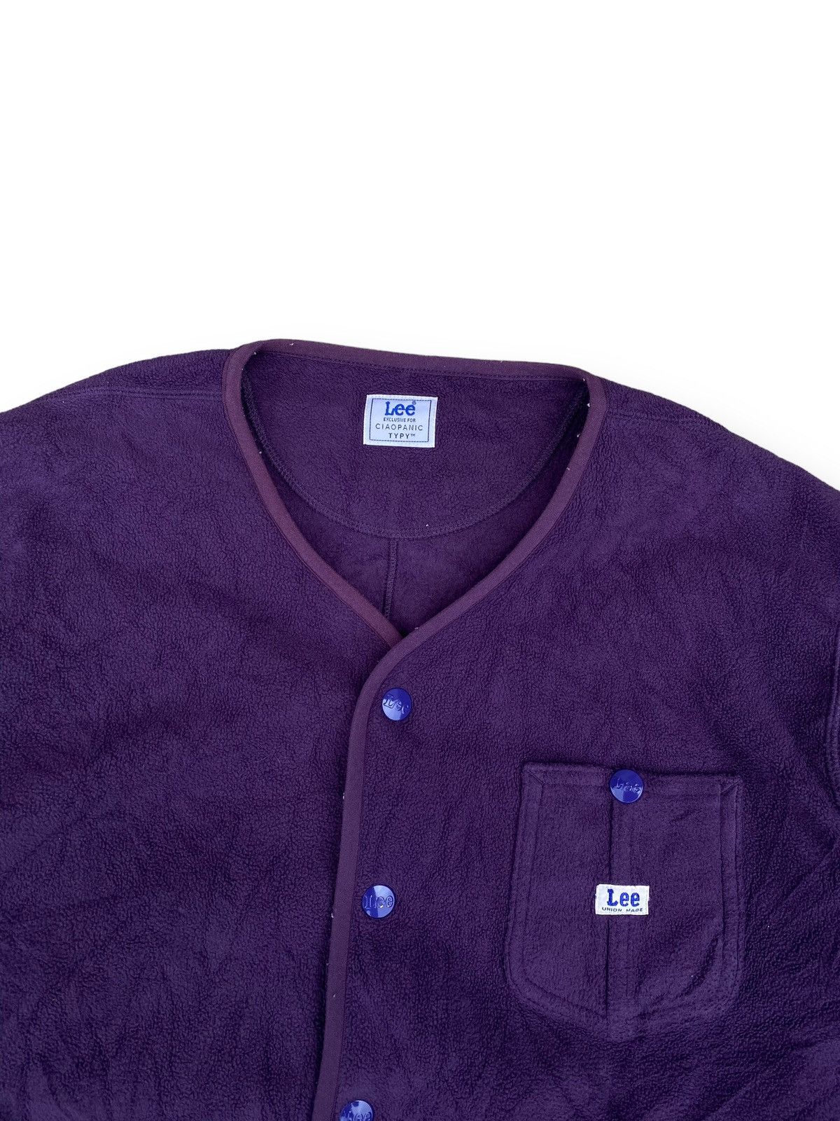 Lee × Vintage Vintage Lee Union Made Fleece Jacket. #D2 Size US M / EU 48-50 / 2 - 2 Thumbnail