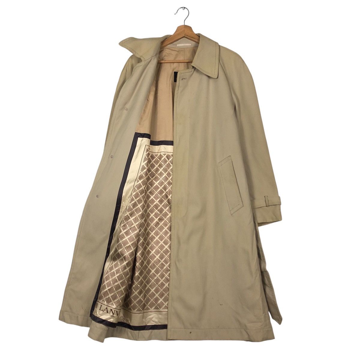 Japanese Brand × Lanvin 📌Vintage Long Jacket Lanvin Paris Double Breast Size US M / EU 48-50 / 2 - 12 Thumbnail