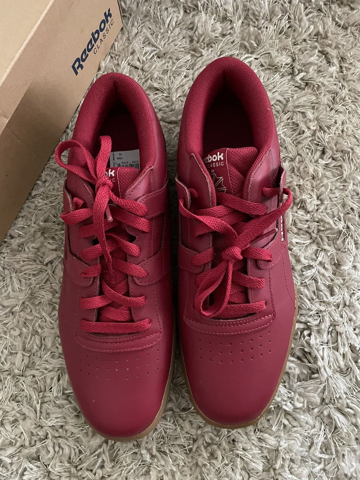 Reebok Reebok Workout Sneakers Red Size US 10 / EU 43 - 5 Thumbnail