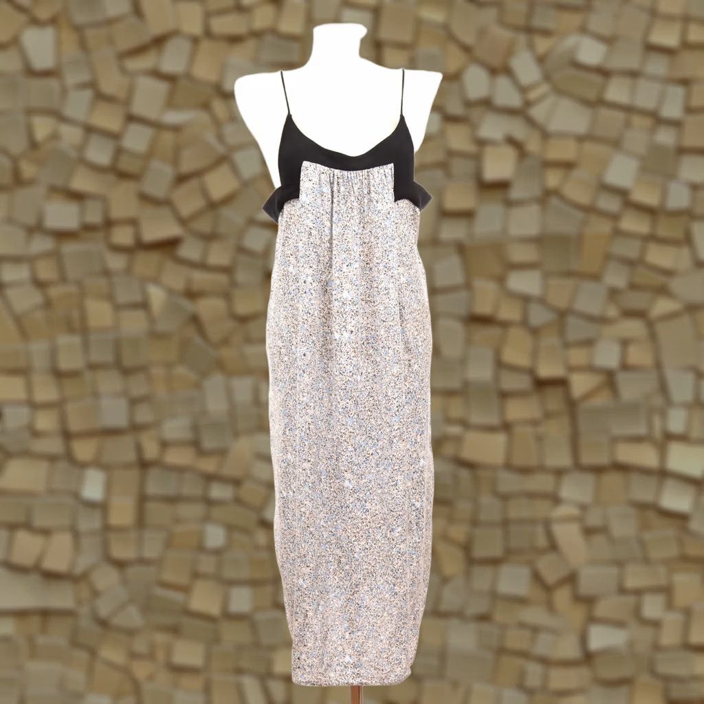 Cop Copine Cop Copine Mergo Viscose Dress Midi Multicolor Size 40 Women Made in Portugal Size S / US 4 / IT 40 - 1 Thumbnail