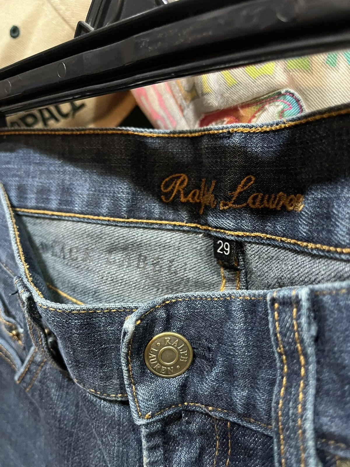 Polo Ralph Lauren Ralph Lauren Pony Denim Shorts Low Waist Size 29" - 5 Thumbnail