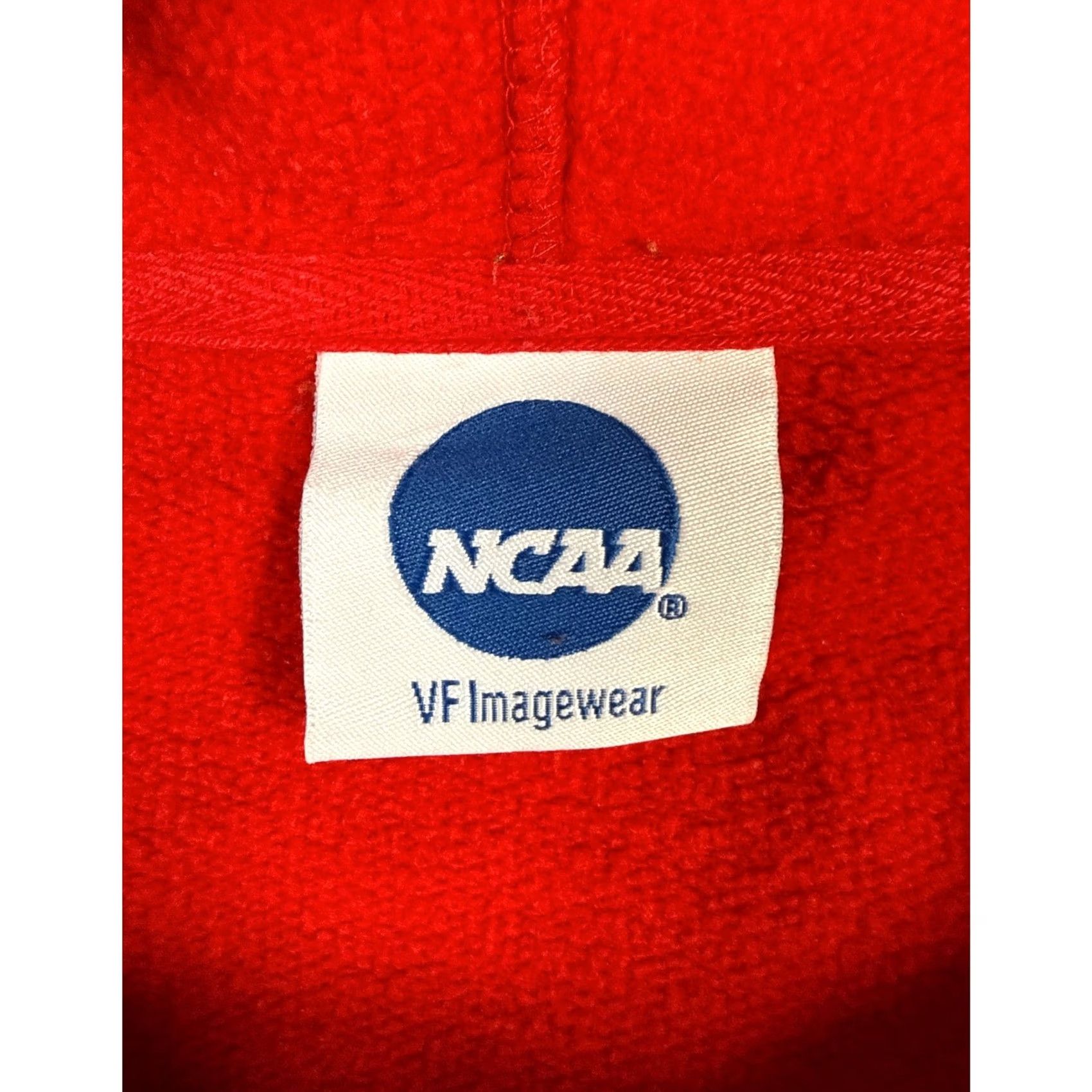 Vintage NCAA VF Imagewear Ohio State Buckeyes Hoodie Mens XL Red Embroidered Sweatshirt Pullover Fleece Graphic Print Kangaroo Pocket Size US XL / EU 56 / 4 - 7 Thumbnail