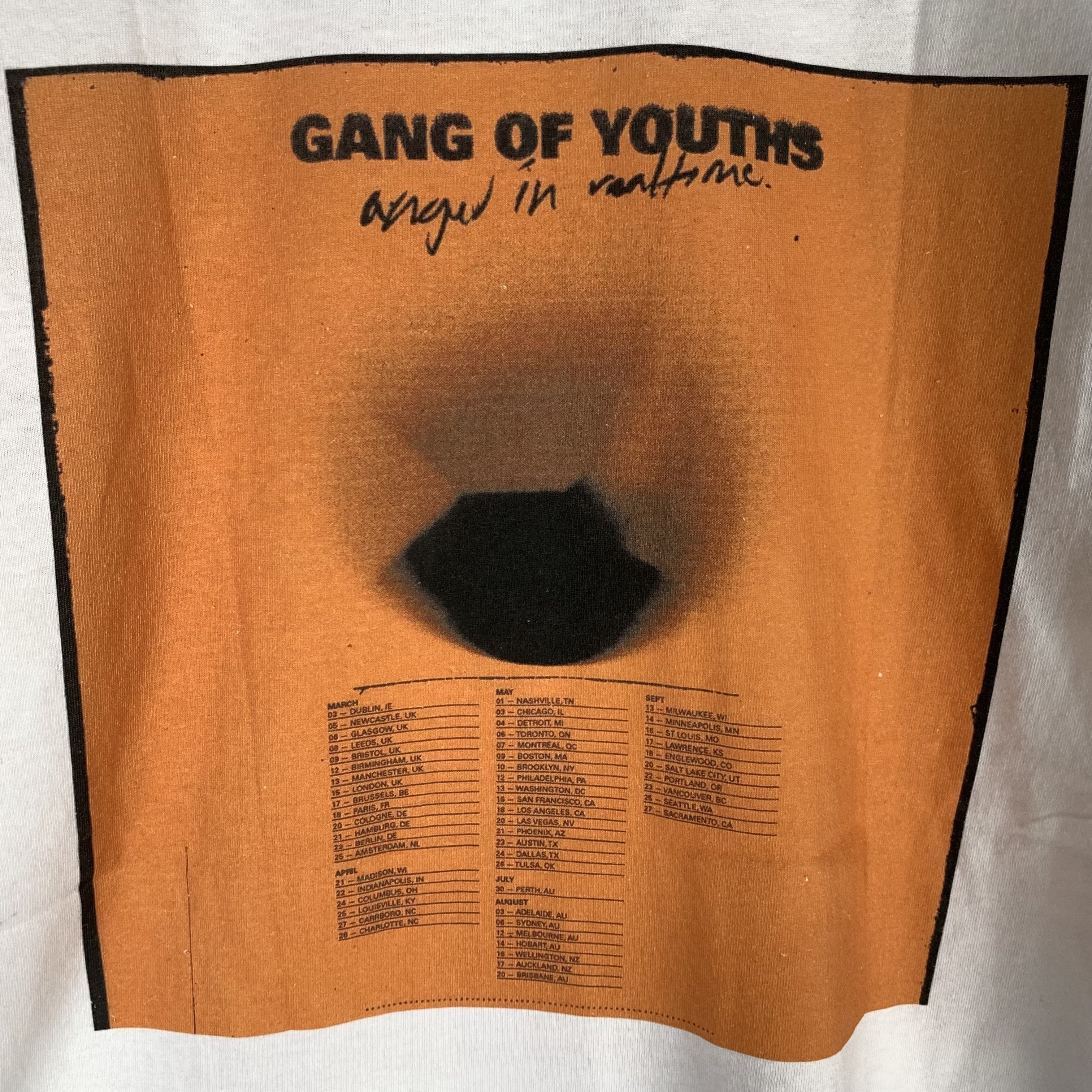 Band Tees Gang Of Youths Angel In Realtime Tshirt Size US XL / EU 56 / 4 - 4 Thumbnail