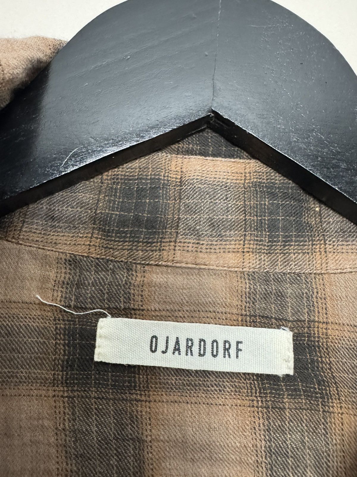 Ojardorf Ojardorf Bleached Flannel Shirt Button Up Splatter Rare Size US XL / EU 56 / 4 - 5 Thumbnail