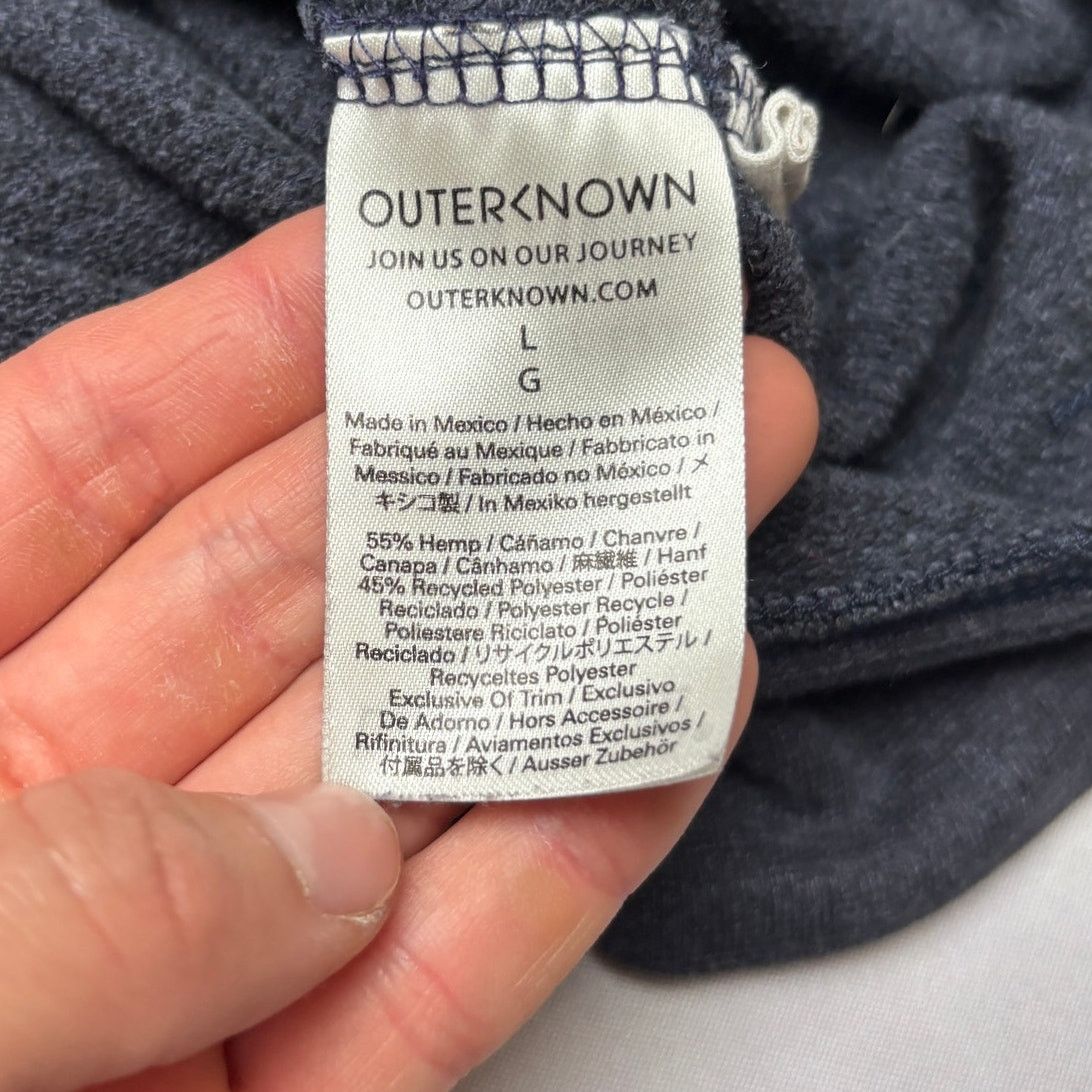 Outerknown Outerknown It's Not OK Full Zip Hoodie Mens Large Hemp Blend Size US L / EU 52-54 / 3 - 8 Thumbnail