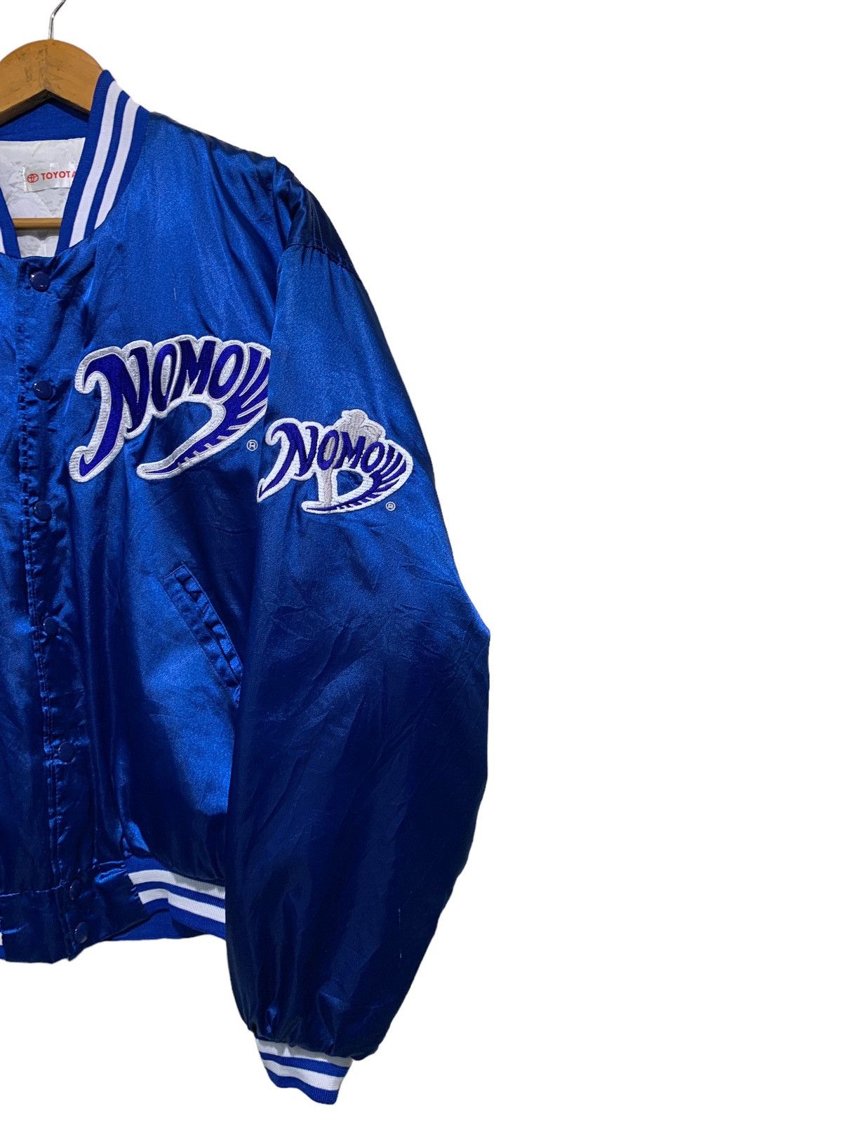 MLB × Vintage 🔥VTG NOMO L.A DODGERS SATEEN BOMBER JACKETS Size US M / EU 48-50 / 2 - 3 Thumbnail