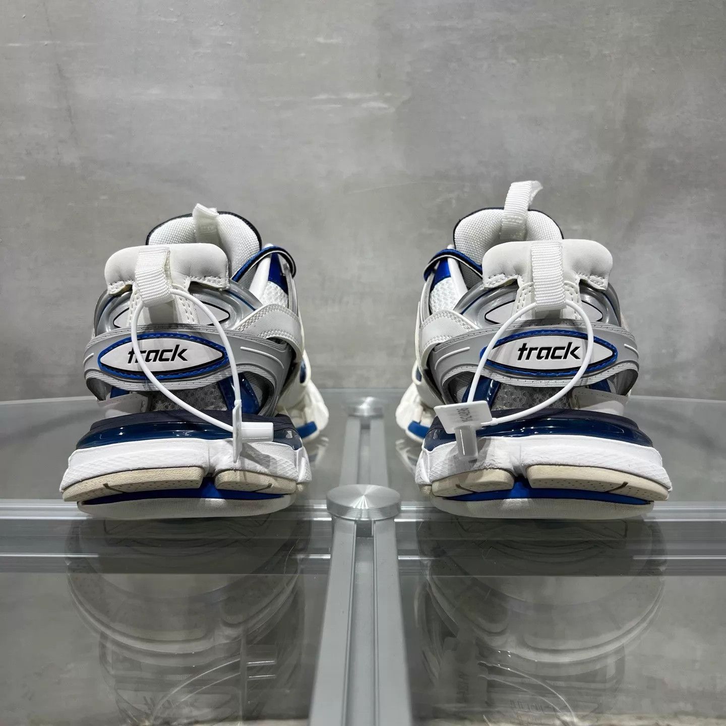 Balenciaga Balenciaga BLCG Track White & Blue 39 Size US 6 / EU 39 - 6 Thumbnail