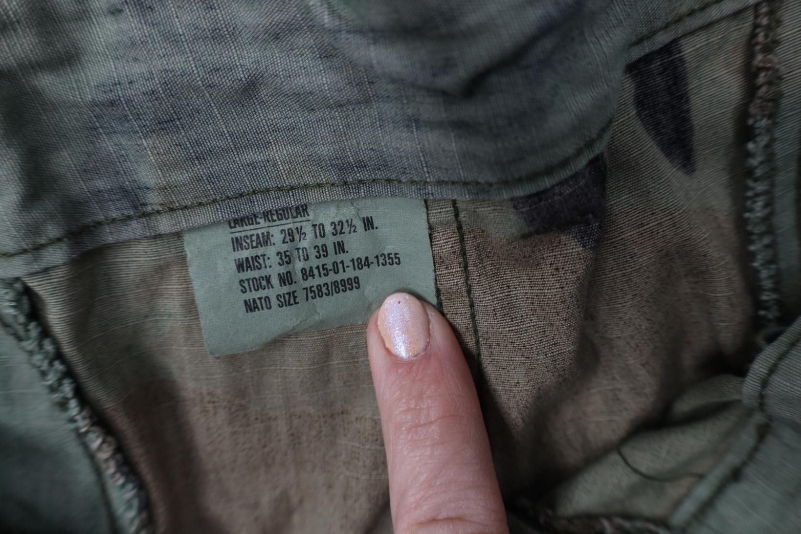 Vintage Vintage 80s USGI Ripstop Combat Trousers Cargo Pants USA Size US 36 / EU 52 - 7 Thumbnail