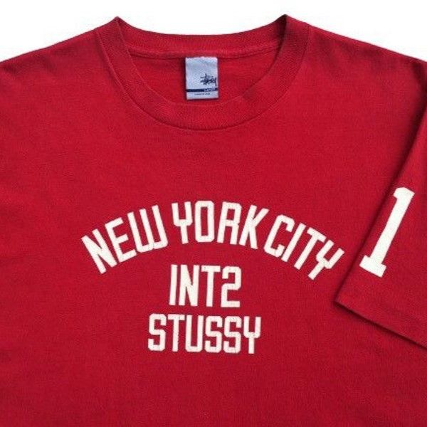 Stussy Vintage 90s Stussy New York City International T-Shirt Size US L / EU 52-54 / 3 - 3 Thumbnail