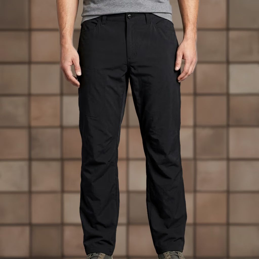 Eddie Bauer Eddie Bauer Men's Fleece Lined Tech Pants Size 36x34 Black Size US 36 / EU 52 - 1 Thumbnail
