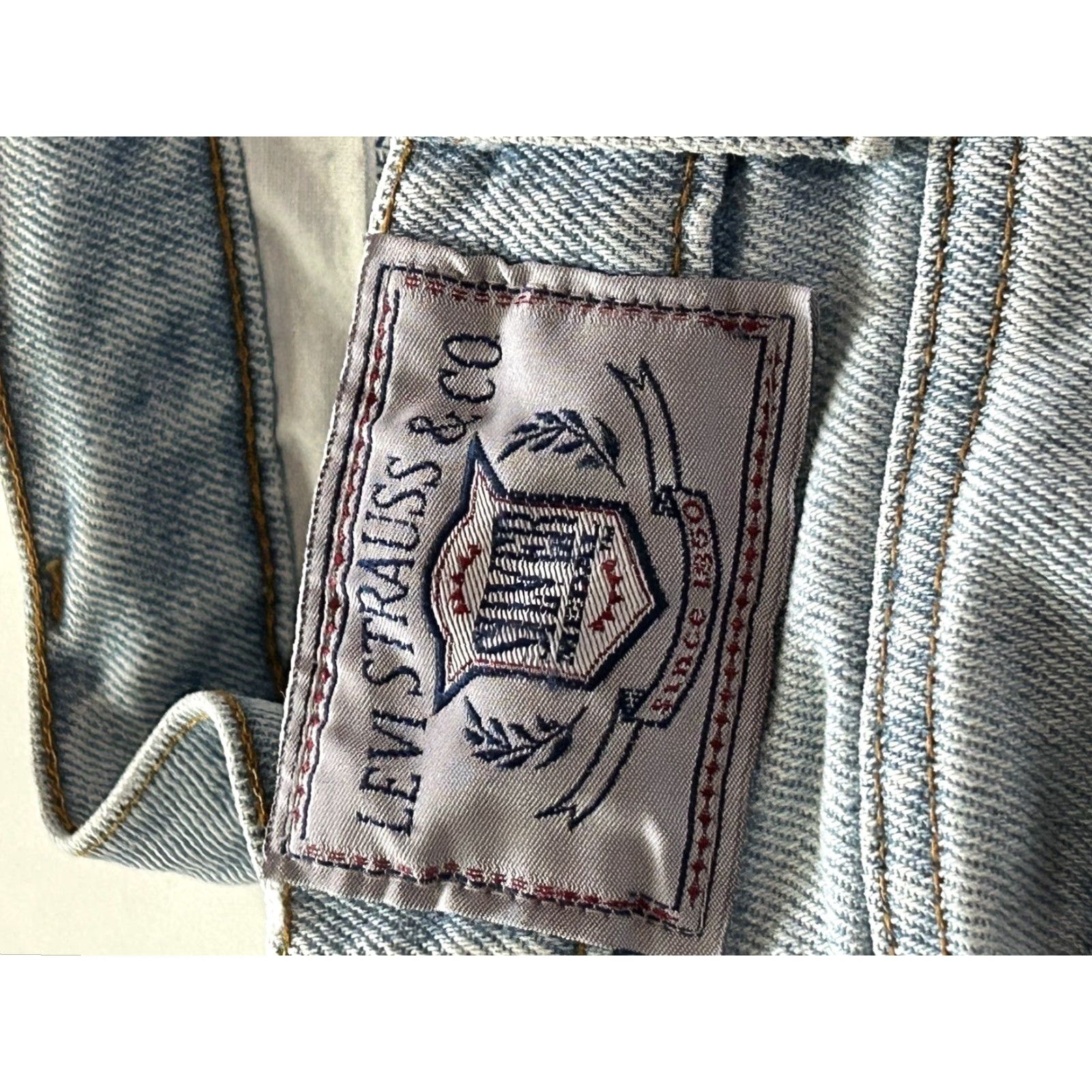 Levi's VINTAGE Levi’s Silver Medal Jeans Mens Regular 32 Blue Denim 26in 90s USA Skateboard Straight Pockets Size US 32 / EU 48 - 8 Thumbnail