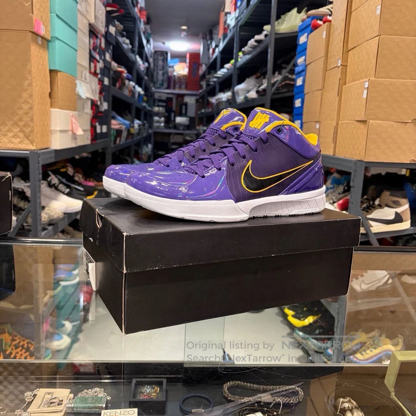Nike UNDEFEATED x Nike Zoom Kobe 4 Protro Lakers. Size US 11 / EU 44 - 1 Thumbnail