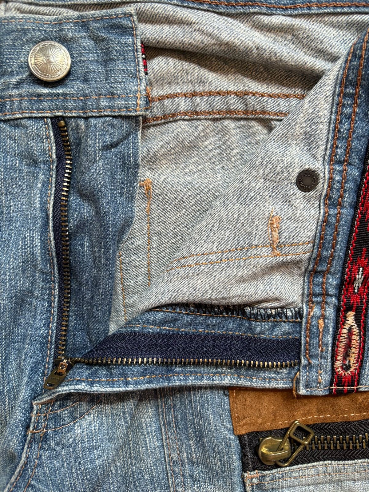 Edwin Exclusive Vintage Edwin Fatigue Baggy Bush Denim Pants Size US 34 / EU 50 - 9 Thumbnail