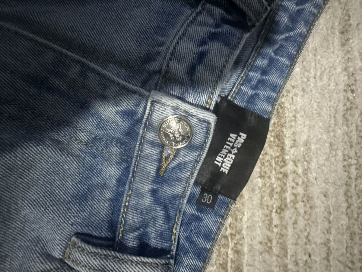 Other Pasteque Vetement Blue Stripped Denim Size US 30 / EU 46 - 3 Thumbnail