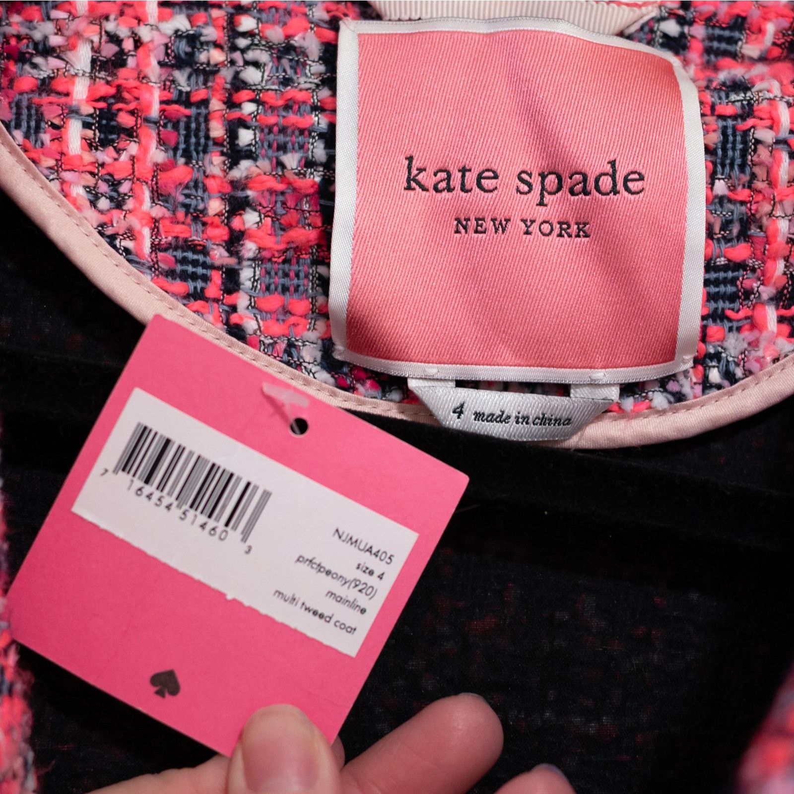 Kate Spade Kate Spade Multi Tweed Coat Size S / US 4 / IT 40 - 8 Thumbnail