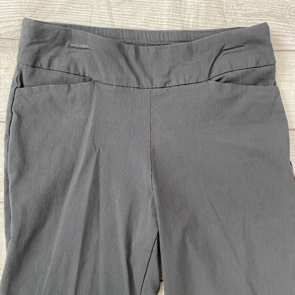Other Susan Graver women 4 pull on elastic high waist grey Capri p Size 27" / US 4 / IT 40 - 2 Thumbnail