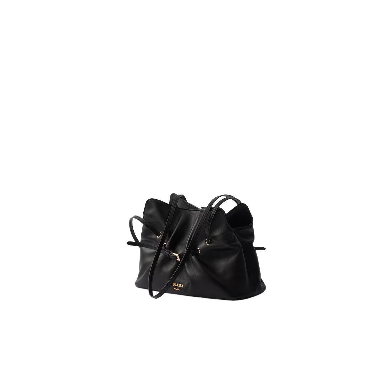 Prada PRADA Dada Small $3100 Black Leather Shoulder Bag New & Auth Size ONE SIZE - 2 Thumbnail