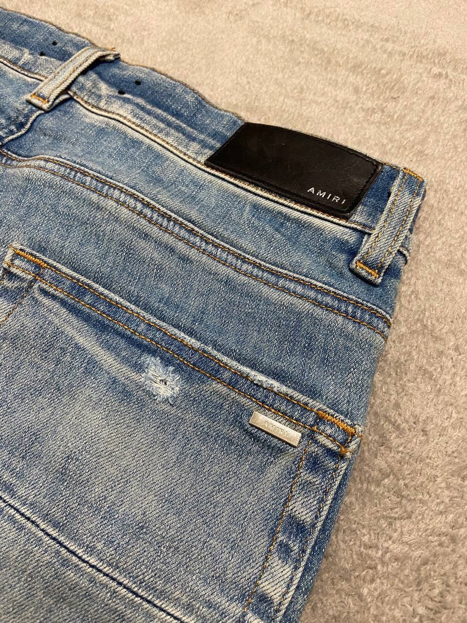 Amiri Amiri Denim Logo Applique Jeans Size US 30 / EU 46 - 15 Thumbnail