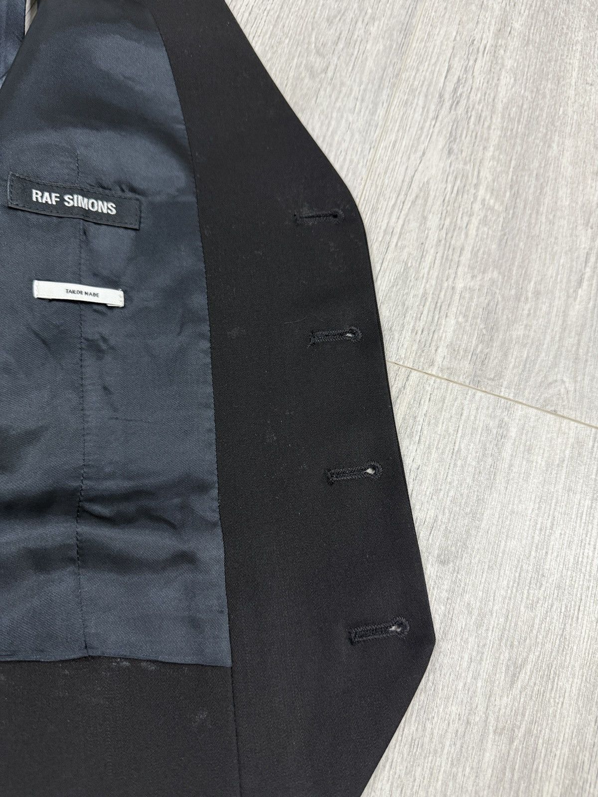 Raf Simons Raf Simons Tailor Made Vest 46 Made in Italy AW 09 Size 46R - 6 Thumbnail