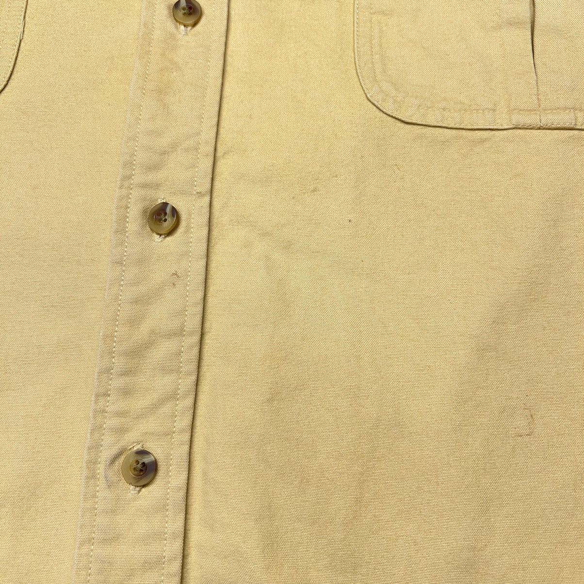 Cabelas × Vintage Cabelas Button Down Shirt Yellow Flannel Heavy Long Sleeve Size US XXL / EU 58 / 5 - 10 Thumbnail